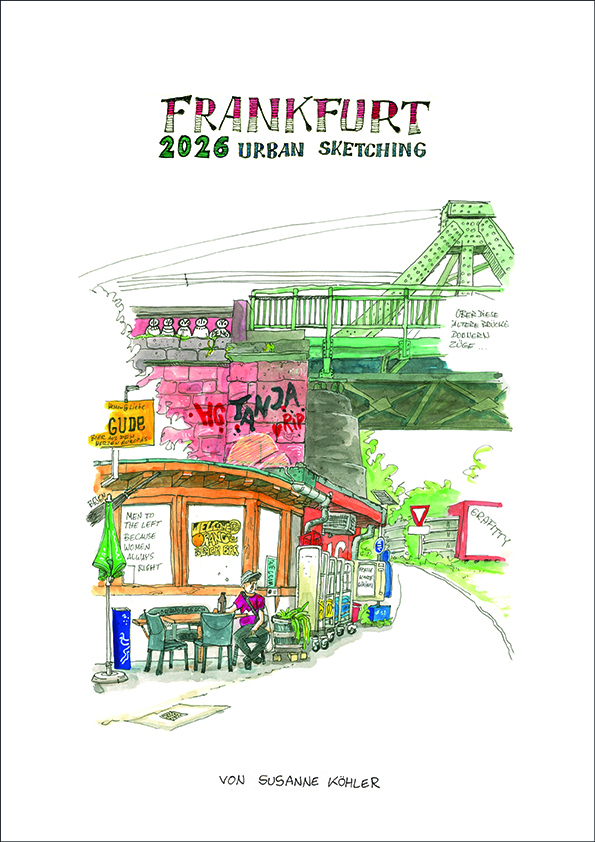 Kalender Susanne Köhler 2026 Urban Sketching